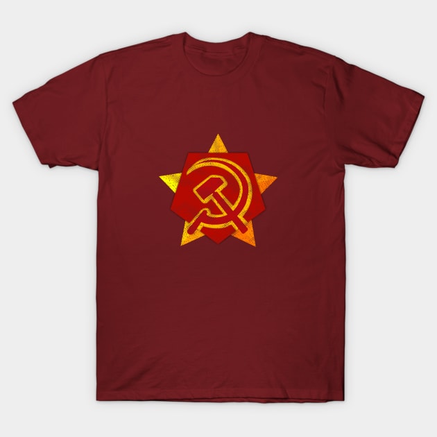 Red Alert Soviets Symbol T-Shirt by Neon-Light